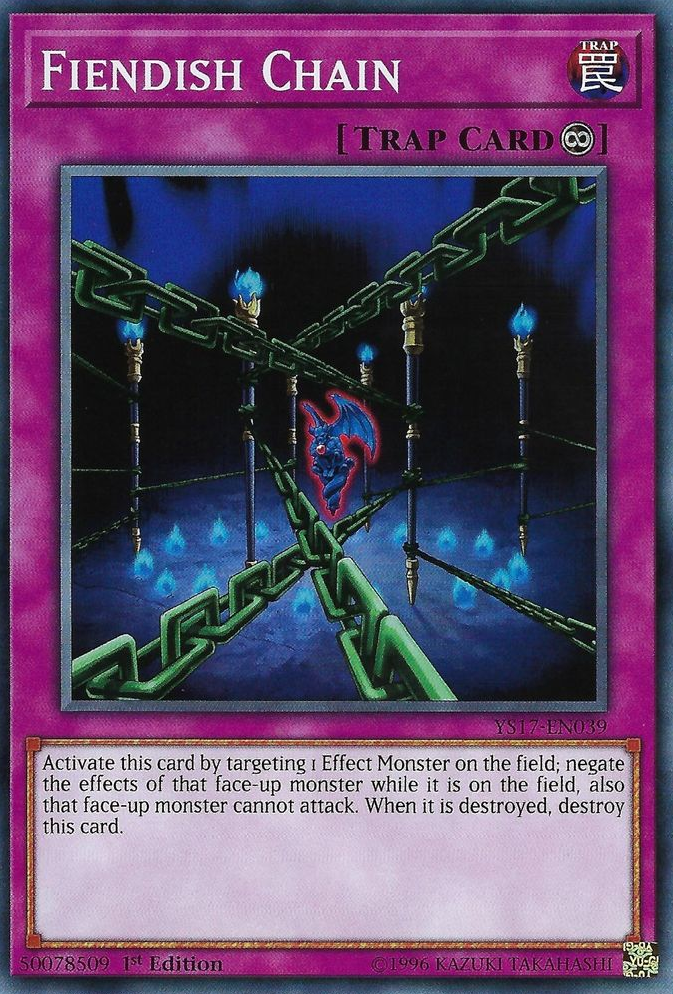 Fiendish Chain [YS17-EN039] Common | Jomio and Rueliete's Cards and Comics