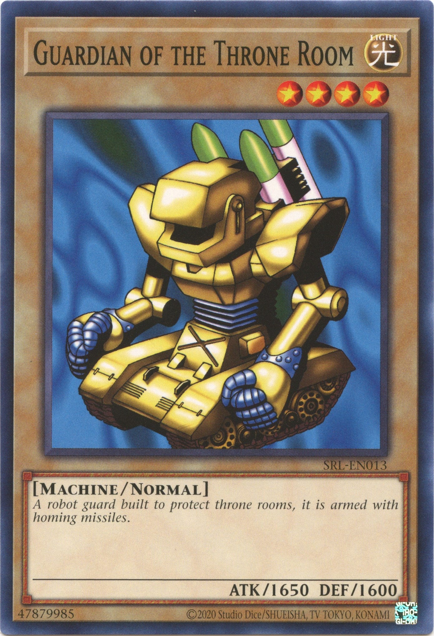 Guardian of the Throne Room (25th Anniversary) [SRL-EN013] Common | Jomio and Rueliete's Cards and Comics