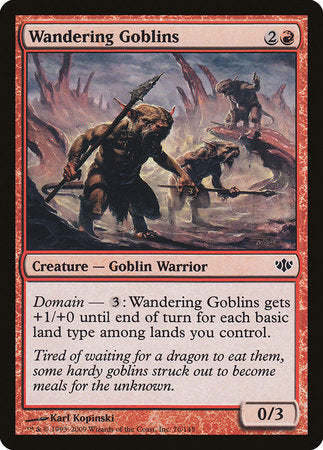 Wandering Goblins [Conflux] | Jomio and Rueliete's Cards and Comics