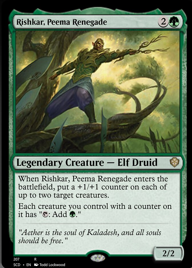 Rishkar, Peema Renegade [Starter Commander Decks] | Jomio and Rueliete's Cards and Comics