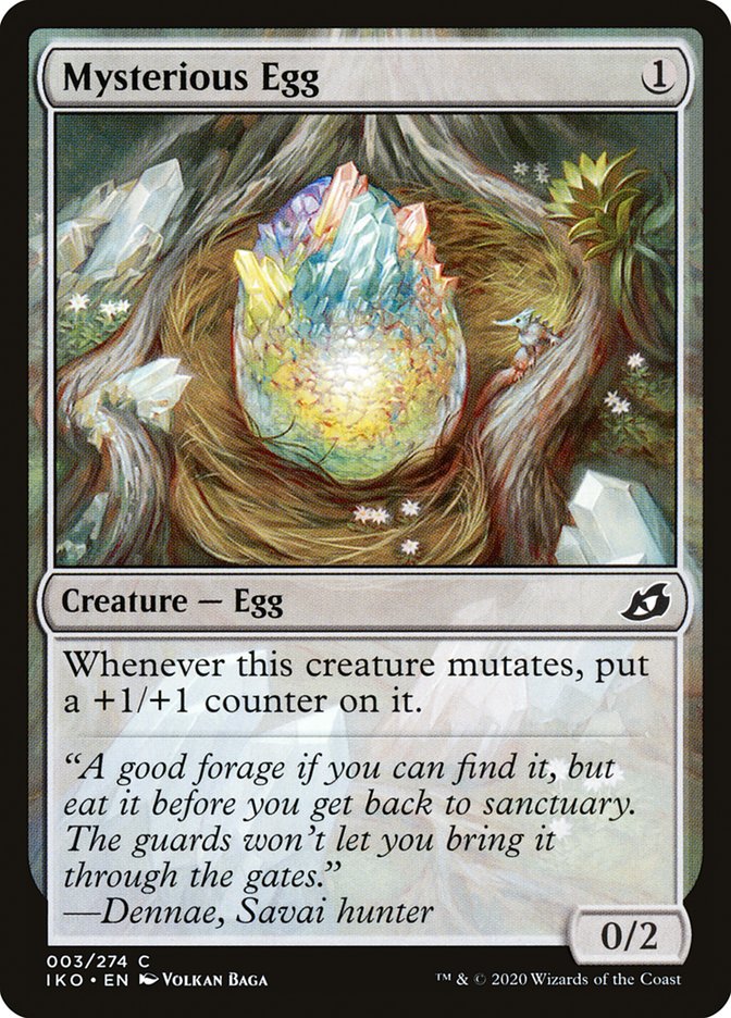 Mysterious Egg [Ikoria: Lair of Behemoths] | Jomio and Rueliete's Cards and Comics
