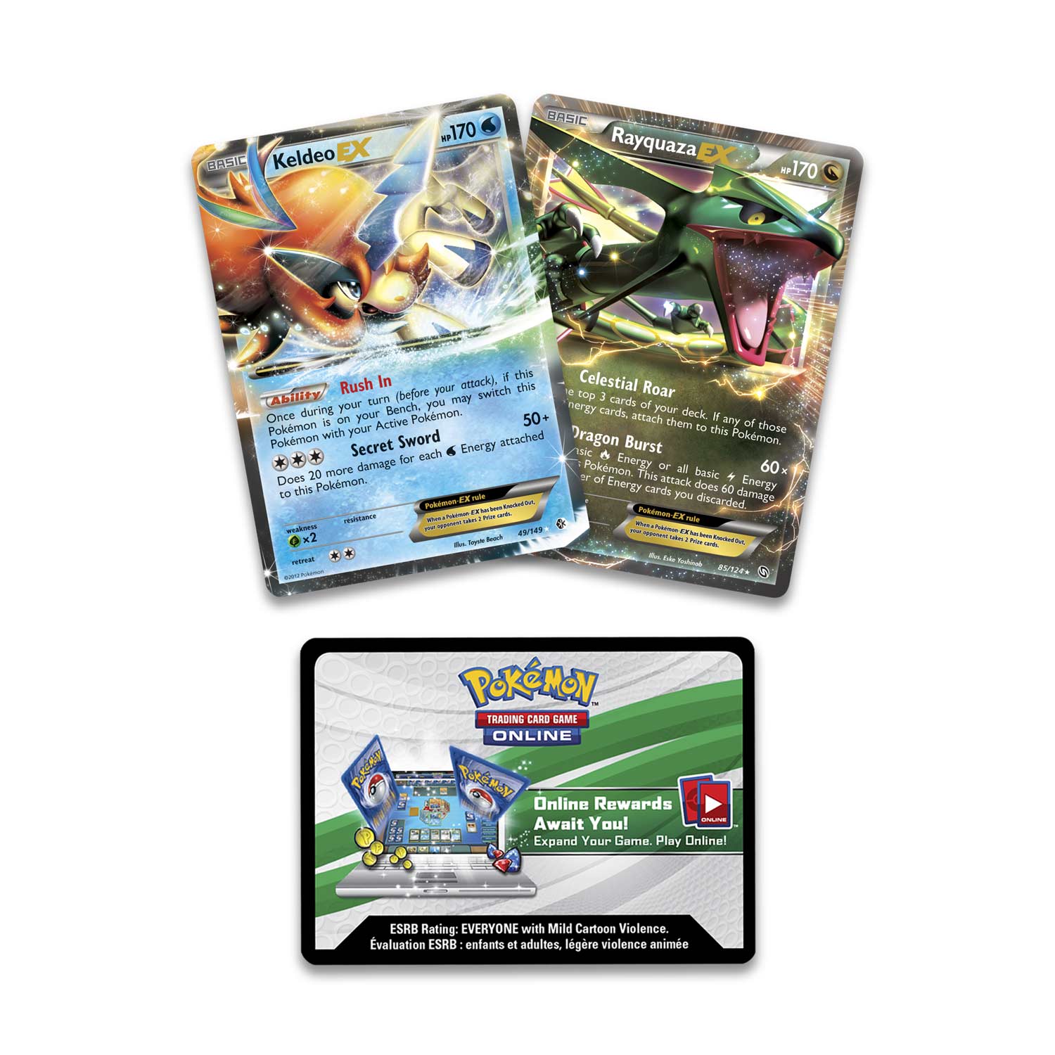 XY: Steam Siege - Battle Arena Decks (Rayquaza vs. Keldeo) | Jomio and Rueliete's Cards and Comics