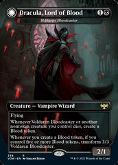Voldaren Bloodcaster // Bloodbat Summoner - Dracula, Lord of Blood // Dracula, Lord of Bats [Innistrad: Crimson Vow] | Jomio and Rueliete's Cards and Comics
