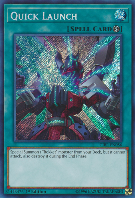 Quick Launch [CIBR-EN056] Secret Rare | Jomio and Rueliete's Cards and Comics