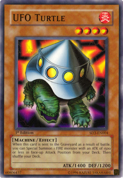 UFO Turtle [SD3-EN004] Common | Jomio and Rueliete's Cards and Comics