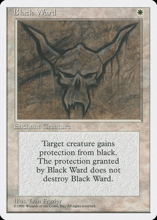 Black Ward [Fourth Edition] | Jomio and Rueliete's Cards and Comics