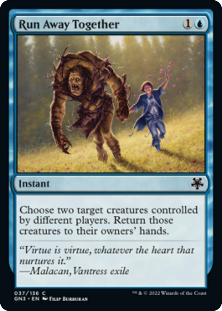 Run Away Together [Game Night: Free-for-All] | Jomio and Rueliete's Cards and Comics