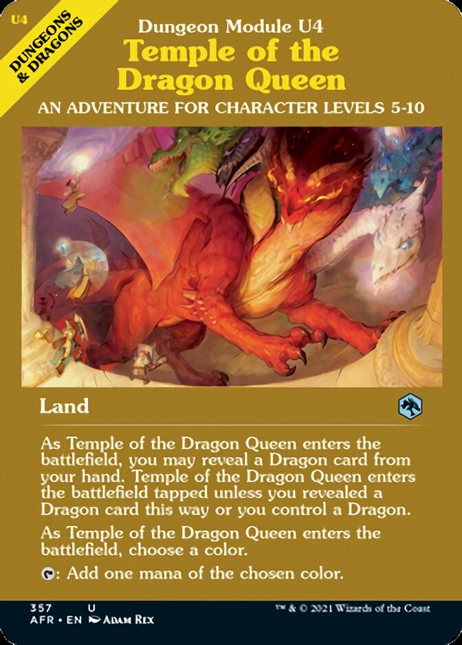 Temple of the Dragon Queen (Dungeon Module) [Dungeons & Dragons: Adventures in the Forgotten Realms] | Jomio and Rueliete's Cards and Comics