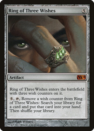 Ring of Three Wishes [Magic 2014] | Jomio and Rueliete's Cards and Comics