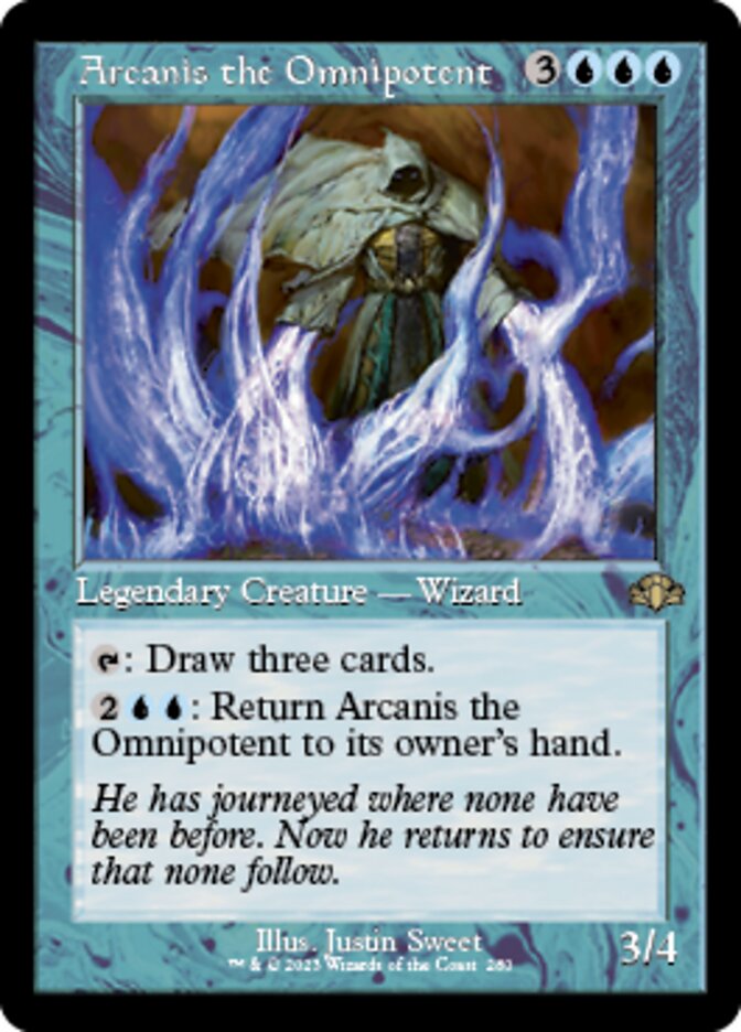 Arcanis the Omnipotent (Retro) [Dominaria Remastered] | Jomio and Rueliete's Cards and Comics