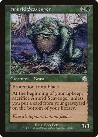 Anurid Scavenger [Torment] | Jomio and Rueliete's Cards and Comics