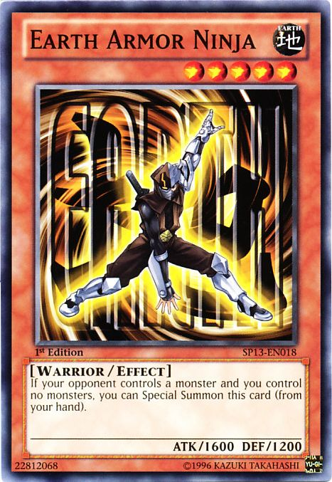 Earth Armor Ninja [SP13-EN018] Common | Jomio and Rueliete's Cards and Comics