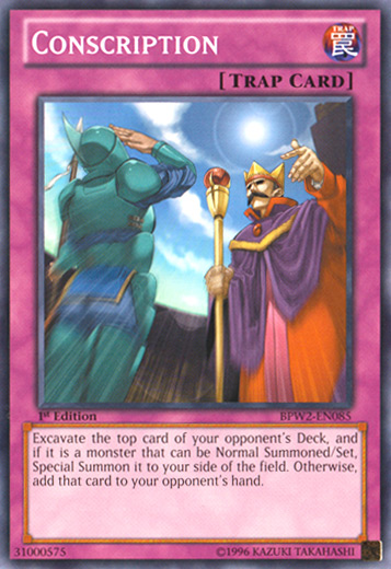 Conscription [BPW2-EN085] Common | Jomio and Rueliete's Cards and Comics