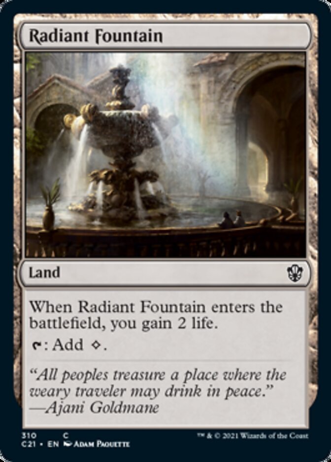 Radiant Fountain [Commander 2021] | Jomio and Rueliete's Cards and Comics