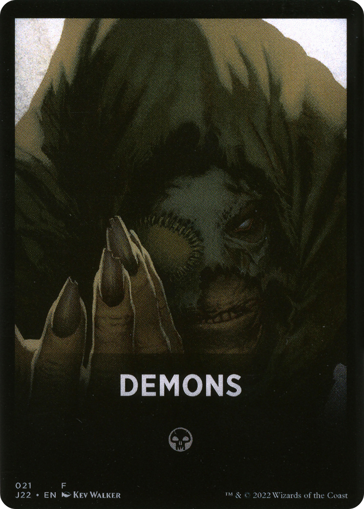 Demons Theme Card [Jumpstart 2022 Front Cards] | Jomio and Rueliete's Cards and Comics
