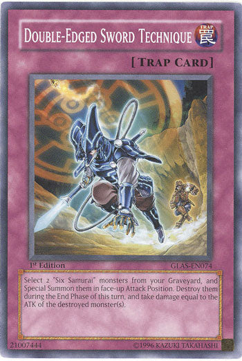 Double-Edged Sword Technique [GLAS-EN074] Common | Jomio and Rueliete's Cards and Comics
