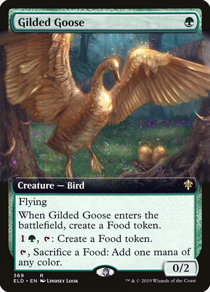 Gilded Goose (Extended Art) [Throne of Eldraine] | Jomio and Rueliete's Cards and Comics