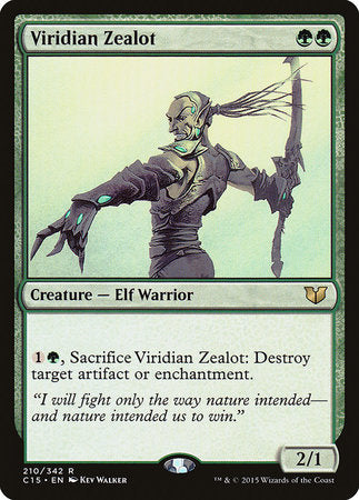 Viridian Zealot [Commander 2015] | Jomio and Rueliete's Cards and Comics