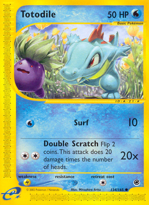 Totodile (134/165) [Expedition: Base Set] | Jomio and Rueliete's Cards and Comics