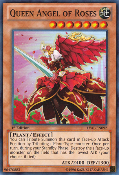 Queen Angel of Roses [LVAL-EN092] Super Rare | Jomio and Rueliete's Cards and Comics