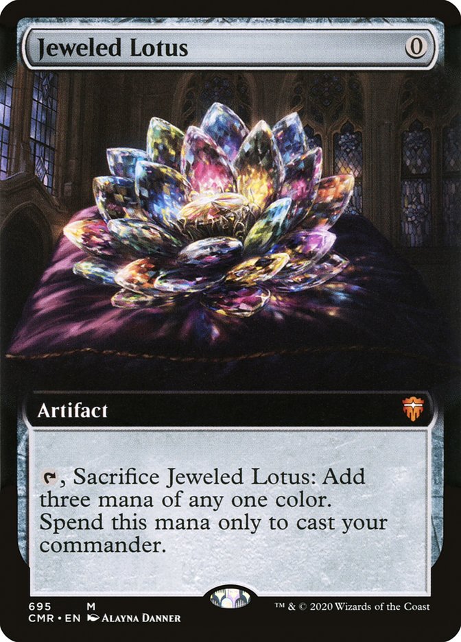 Jeweled Lotus (Extended Art) [Commander Legends] | Jomio and Rueliete's Cards and Comics