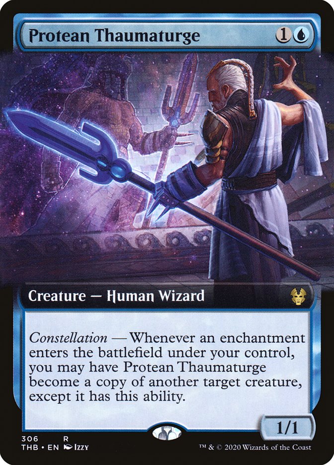 Protean Thaumaturge (Extended Art) [Theros Beyond Death] | Jomio and Rueliete's Cards and Comics