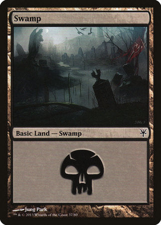Swamp (37) [Duel Decks: Sorin vs. Tibalt] | Jomio and Rueliete's Cards and Comics