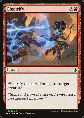 Electrify [Amonkhet] | Jomio and Rueliete's Cards and Comics