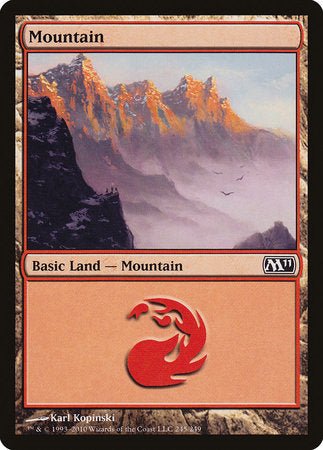 Mountain (245) [Magic 2011] | Jomio and Rueliete's Cards and Comics