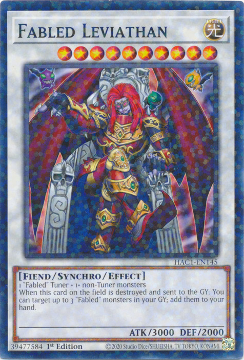 Fabled Leviathan (Duel Terminal) [HAC1-EN145] Common | Jomio and Rueliete's Cards and Comics