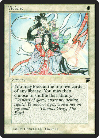 Visions [Legends] | Jomio and Rueliete's Cards and Comics