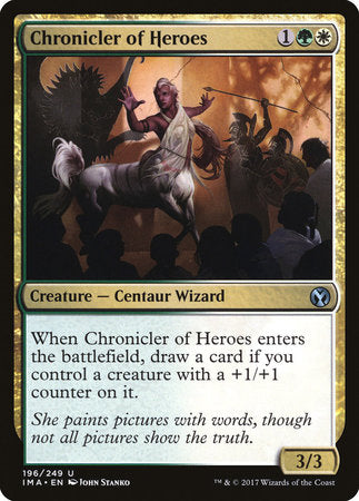 Chronicler of Heroes [Iconic Masters] | Jomio and Rueliete's Cards and Comics