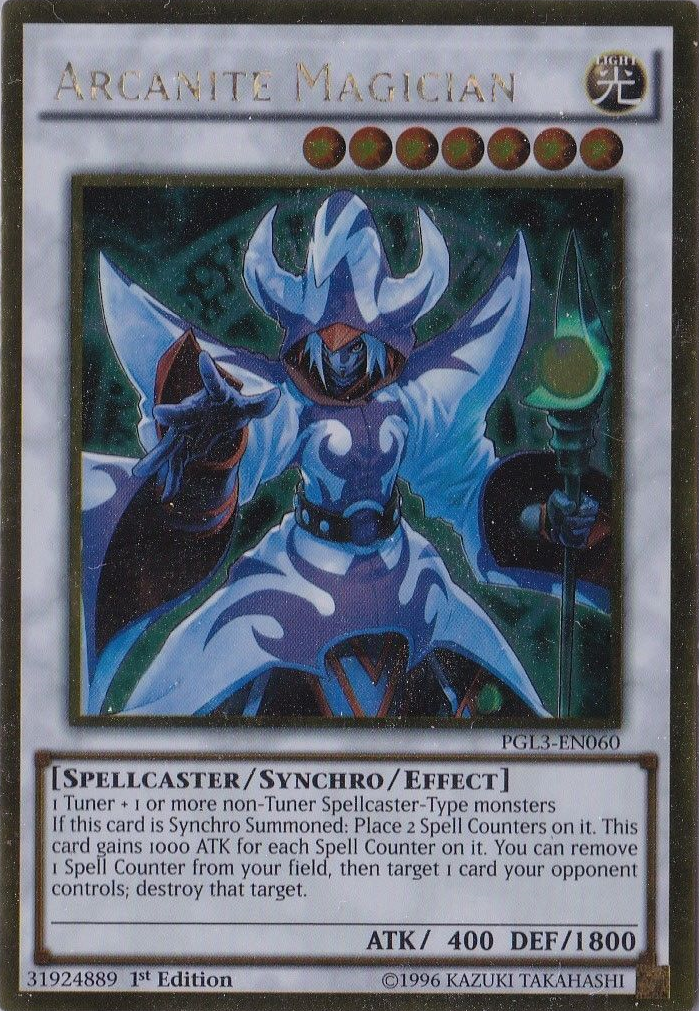 Arcanite Magician [PGL3-EN060] Gold Rare | Jomio and Rueliete's Cards and Comics