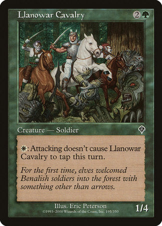 Llanowar Cavalry [Invasion] | Jomio and Rueliete's Cards and Comics