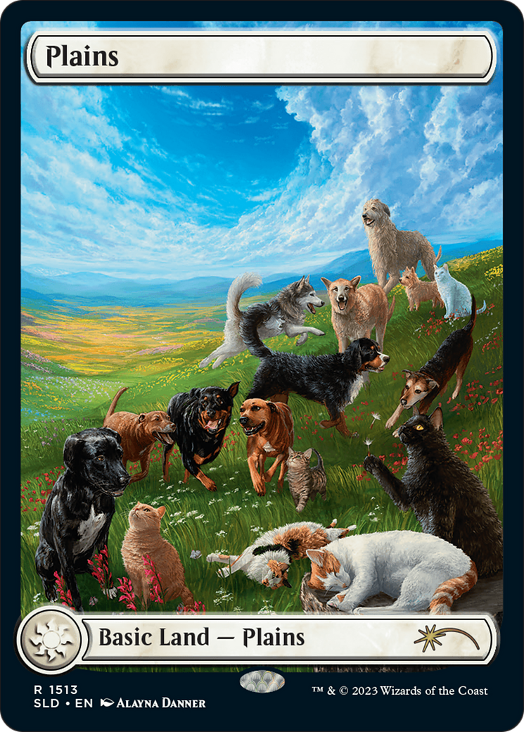 Plains (1513) [Secret Lair Commander Deck: Raining Cats and Dogs] | Jomio and Rueliete's Cards and Comics
