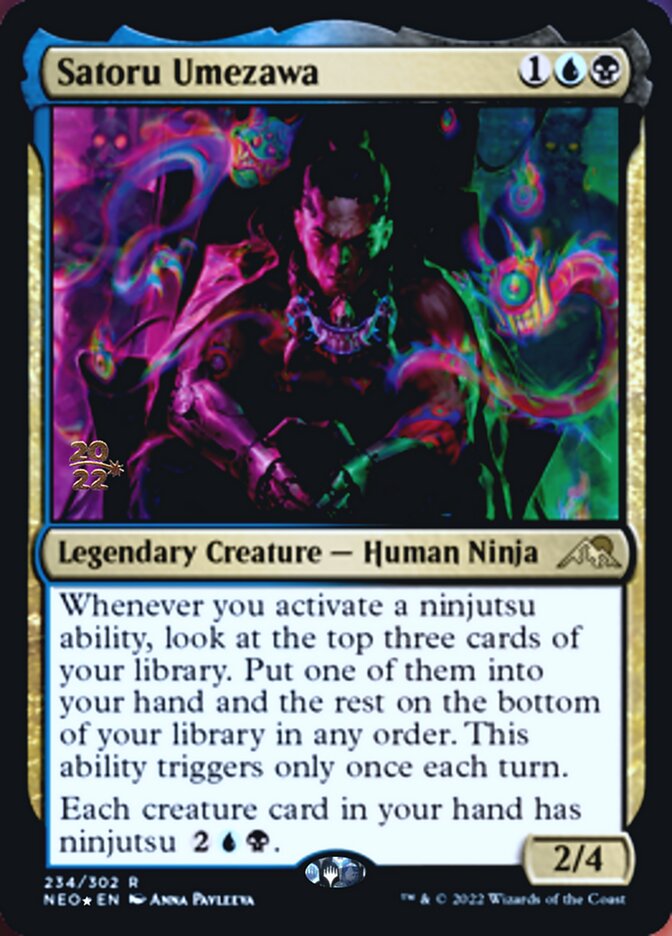 Satoru Umezawa [Kamigawa: Neon Dynasty Prerelease Promos] | Jomio and Rueliete's Cards and Comics
