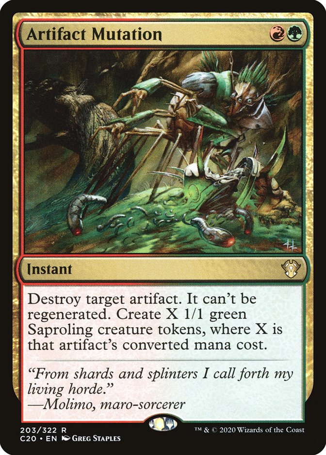 Artifact Mutation [Commander 2020] | Jomio and Rueliete's Cards and Comics