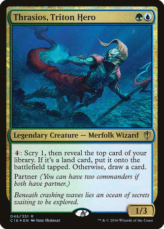 Thrasios, Triton Hero [Commander 2016] | Jomio and Rueliete's Cards and Comics