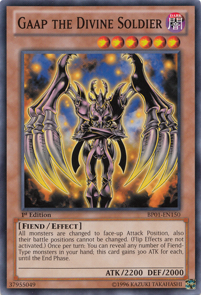 Gaap the Divine Soldier [BP01-EN150] Common | Jomio and Rueliete's Cards and Comics
