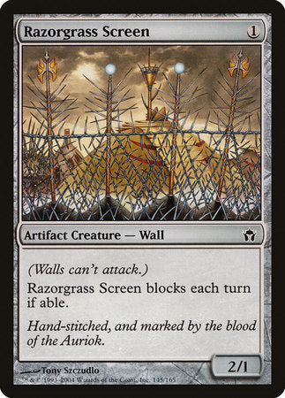 Razorgrass Screen [Fifth Dawn] | Jomio and Rueliete's Cards and Comics