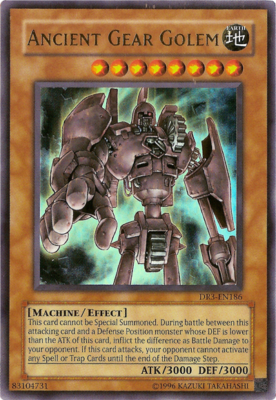 Ancient Gear Golem [DR3-EN186] Ultra Rare | Jomio and Rueliete's Cards and Comics