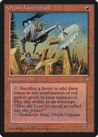 Orcish Lumberjack [Ice Age] | Jomio and Rueliete's Cards and Comics