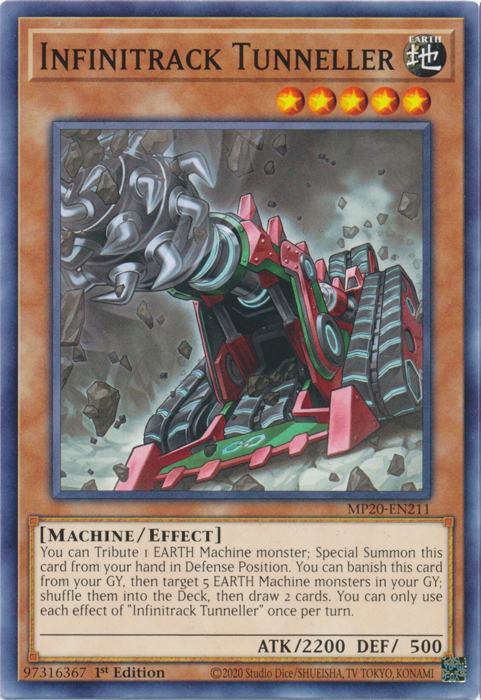 Infinitrack Tunneller [MP20-EN211] Common | Jomio and Rueliete's Cards and Comics