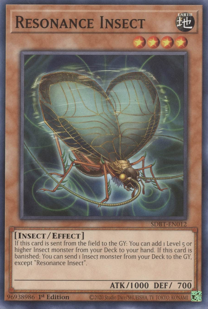Resonance Insect [SDBT-EN012] Common | Jomio and Rueliete's Cards and Comics
