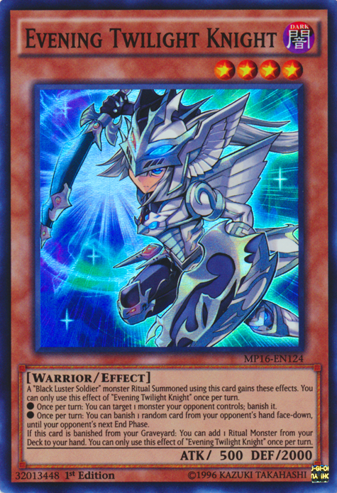 Evening Twilight Knight [MP16-EN124] Super Rare | Jomio and Rueliete's Cards and Comics