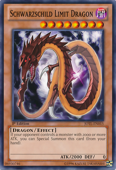 Schwarzschild Limit Dragon [JOTL-EN015] Common | Jomio and Rueliete's Cards and Comics
