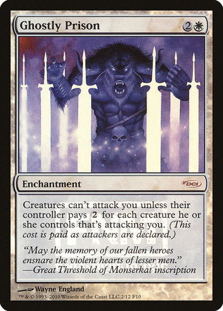 Ghostly Prison [Friday Night Magic 2010] | Jomio and Rueliete's Cards and Comics