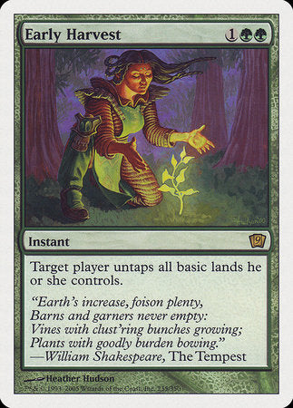 Early Harvest [Ninth Edition] | Jomio and Rueliete's Cards and Comics