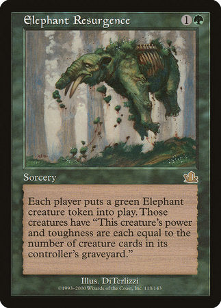 Elephant Resurgence [Prophecy] | Jomio and Rueliete's Cards and Comics