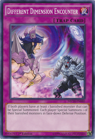 Different Dimension Encounter [NECH-EN080] Common | Jomio and Rueliete's Cards and Comics